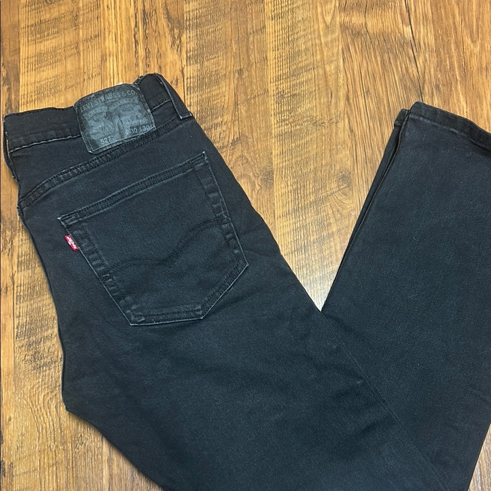 Levi's Men's 527 Dark ( black ) Denim Jeans